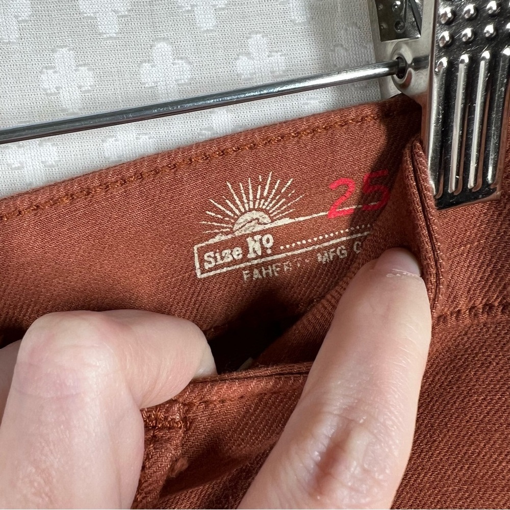 Faherty Burnt‎ Orange Stretch Terry Patch Pocket … - image 4